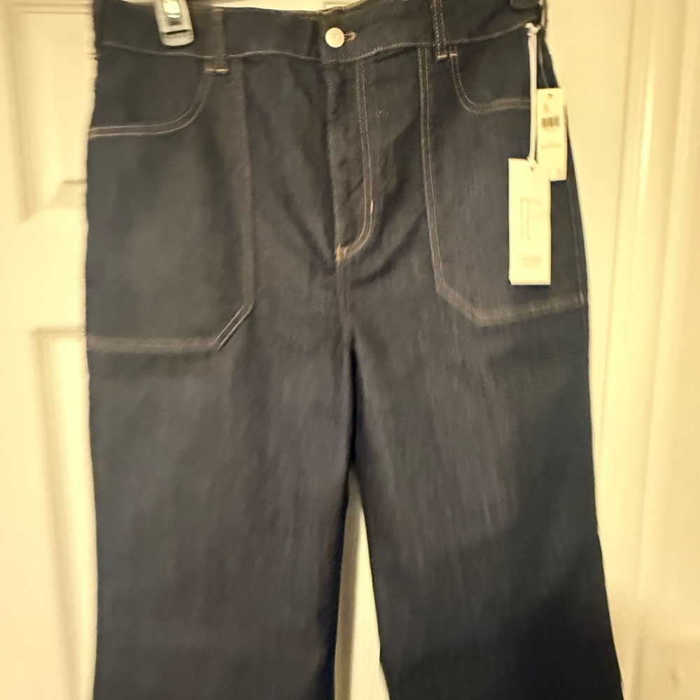 Pilcro Anthropologie Dark Blue Jeans - 32 Tall